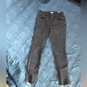 Good American Charcoal/ black Skinny Jeans
